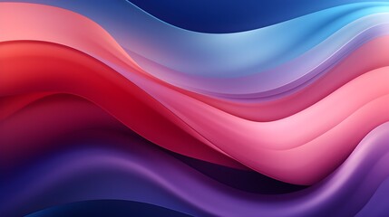 Fototapeta premium colorful abstract background with many waves in the colors pink and blue, in the style of shaped canvas, dark purple and light crimson, abstraction-création