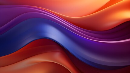 colorful abstract background with many waves in the colors orange and blue, in the style of shaped canvas, dark purple and light crimson, abstraction-cr&eacute;ation, realistic landscapes with soft edges