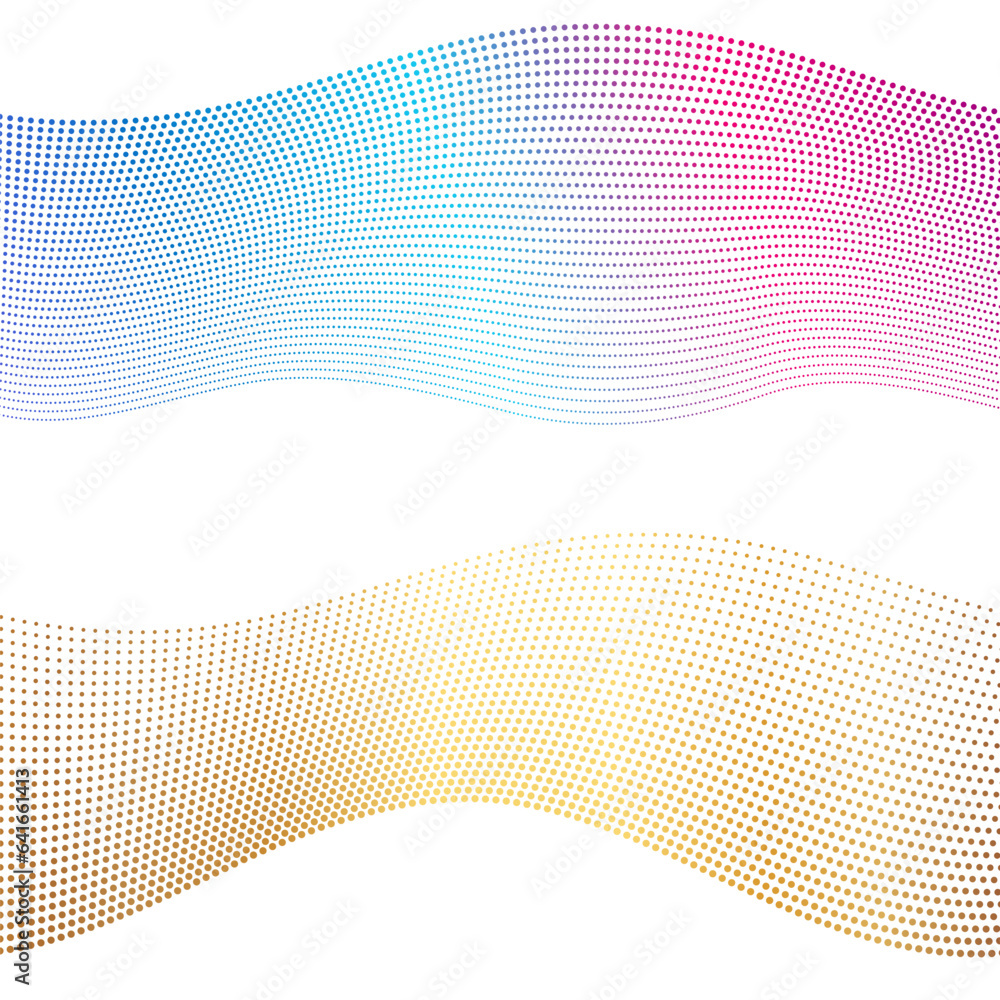 Poster abstract lines colors design element on white background of waves. vector illustration eps 10 for gr