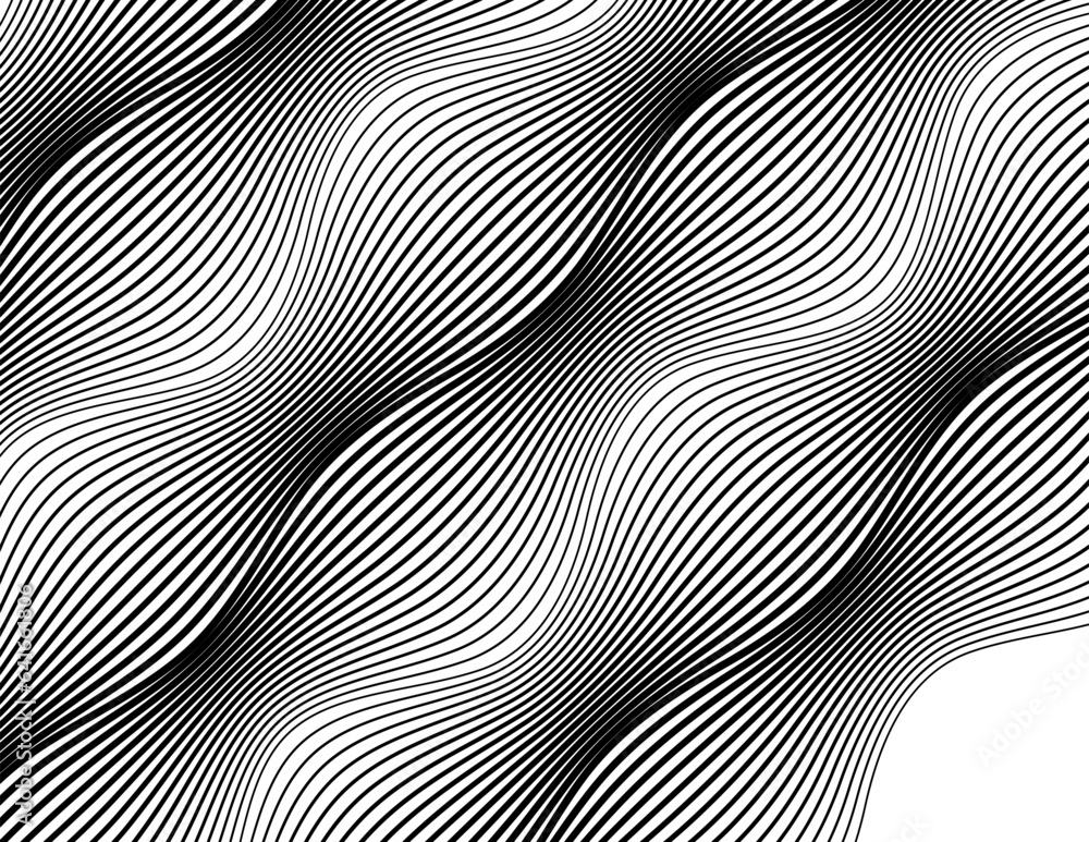Poster abstract lines colors design element on white background of waves. vector illustration eps 10 for gr