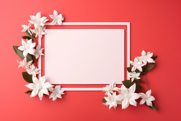 framework for photo or congratulation