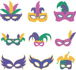 Celebration Party Carnival Mask Vector illustration