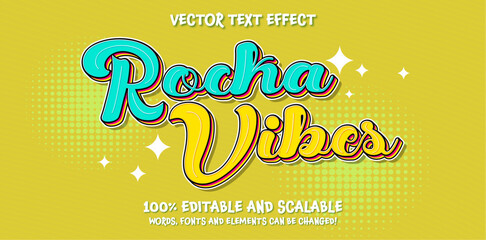 Retro type 3d editable vector text style effect, suitable for ancient themes