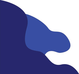 Corner Wave Blue Sea