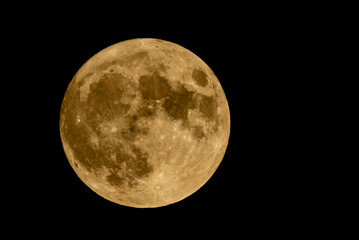 Obraz premium super luna azul