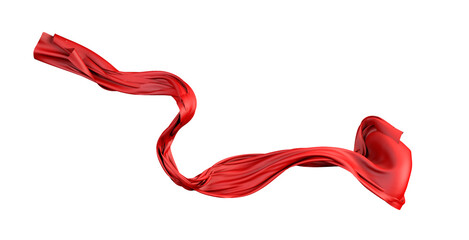 Fabric flying cloth Flowing on Wind, Textile Wave Flying movement, 3d rendering abstract background