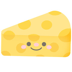 Cute cheese character