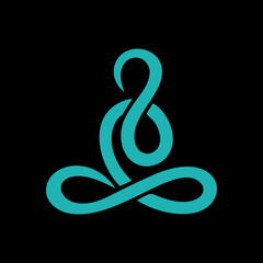 Obraz premium Wellness logo vector