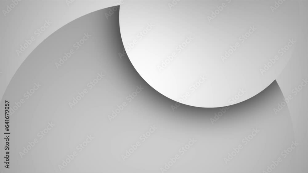 Poster black and white simple geometric patterns abstract circles background