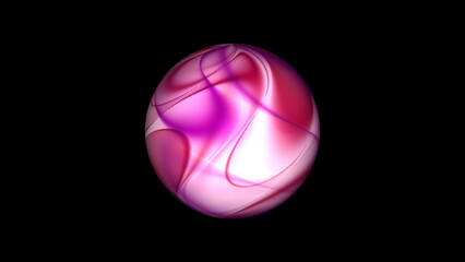  Abstract colorful sphere moving on the gradient background .isolated sphere background .