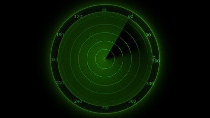 Technology Hud radar screen .