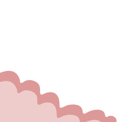 Cloud Cute Corner Shape