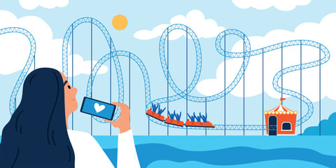 Amusement Park Illustration