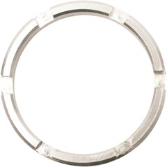 bearing retaining ring on white background
