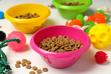 Tasty and delicious food for pet, pet accessories