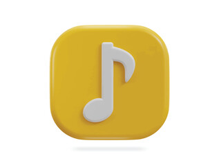 3d music icon