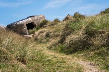 Bunker at Utah Beach in Normandy, France