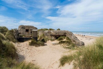 Bunker at Utah Beach in Normandy, France