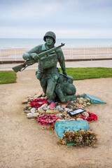 Omaha Beach WWII Monuments in France