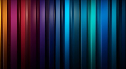Abstract wallpaper with colorful lines in the dark background