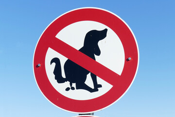 Schild keine Hundetoilette,  Verbotsschild, Deutschland, Europa