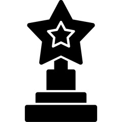 Trophy representing achievement Icon