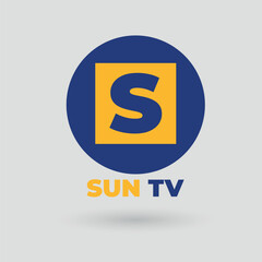 Obraz premium Professional TV Channel Logo Design Concept vector illustration