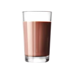  Glass of chocolate milk on transparent background. Generative ai design png concept. © PicItUp