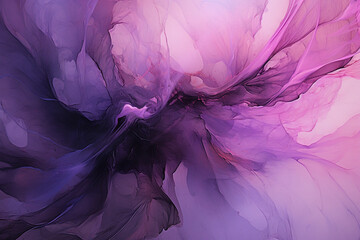 Abstract violet background with watercolors