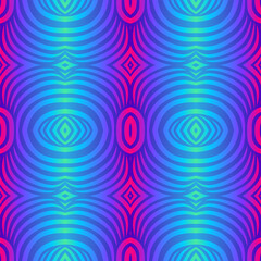 Seamless design vector Beauty flower line art batik ethnic dayak borneo pattern with colourful gradient 
