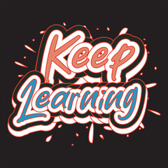 Motivational and inspirational quotes lettering text effect typography dark t shirt design