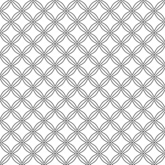 Fototapeta premium Vector illustration of a seamless rectangular diamond pattern on white background