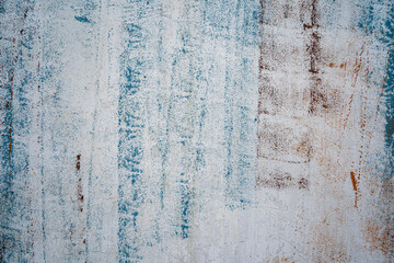 Modern abstract oil painting art design. Orange, gold, blue