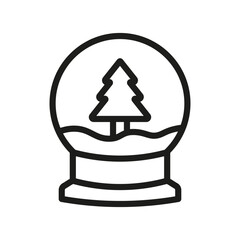 christmas icon. new year, winter celebration