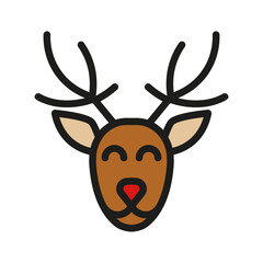 christmas icon. new year, winter celebration