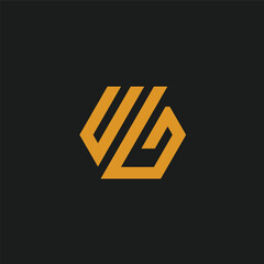 vg polygon logo design