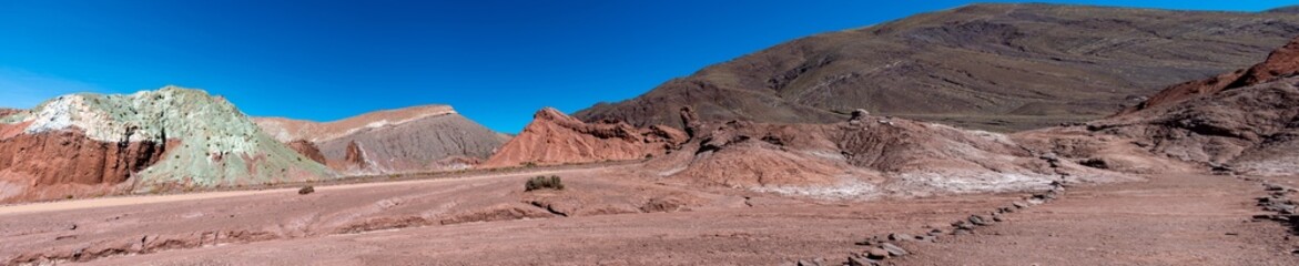 the beautiful Valle Arcoiris and its colours, Antofagasta, Atacama, Chile
