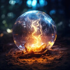 Mesmerizing phenomenon of a ball lightning.