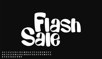 modern bold font for design company,clothing,business,community and vector