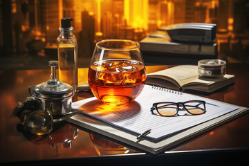 hospital doctor office desk desktop scene