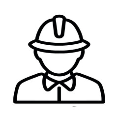 Mine worker character icon artwork 089