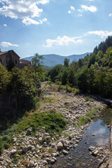rivière asséchée en Ardèche 2023