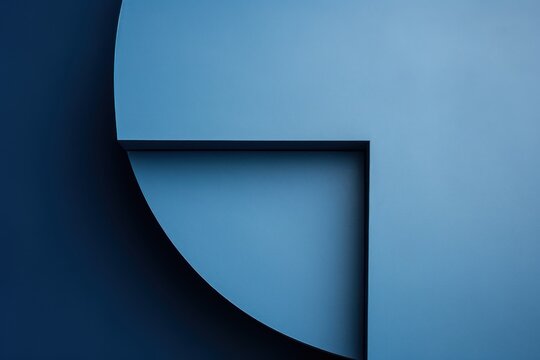 minimalists blue architectural background with space for text, ai tools generated image