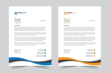 Letterhead Vector Design Template