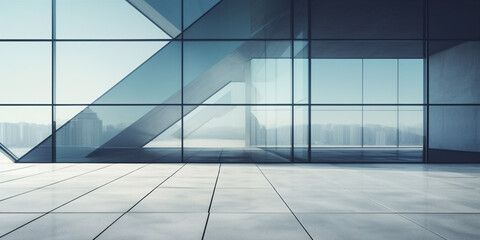 modern abstract glass architectural forms.  