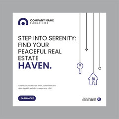 Real Estate Social Media Post Template, property, investment, home, dream, opportunity, market, listings, buyers, sellers, agents, mortgage