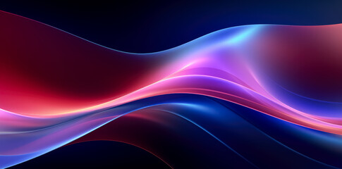 Fototapeta premium Abstract Purple and blue light trails background.