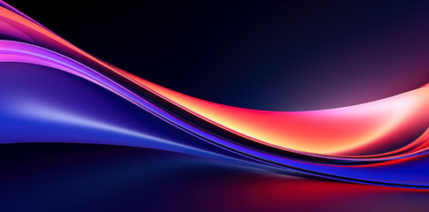 Obraz premium Abstract Purple and blue light trails background.