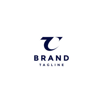 Modern Initial Letter T Logo Design. Arrow Up at the End of the Letter T Logo Design.