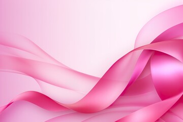 Breast Cancer Awareness pink ribbon and save the female pictures made with AI generated 